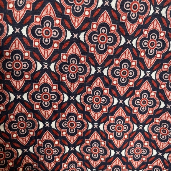 Boden Elodie Jersey Faux Wrap Stretch Jersey Knit Top Diamond Floral Purple 10 - Picture 9 of 14